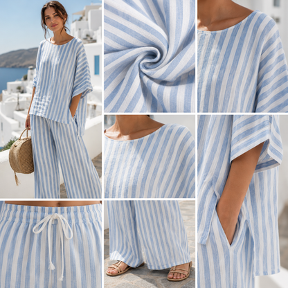 Ensemble "Santorini" Lin Rayé
