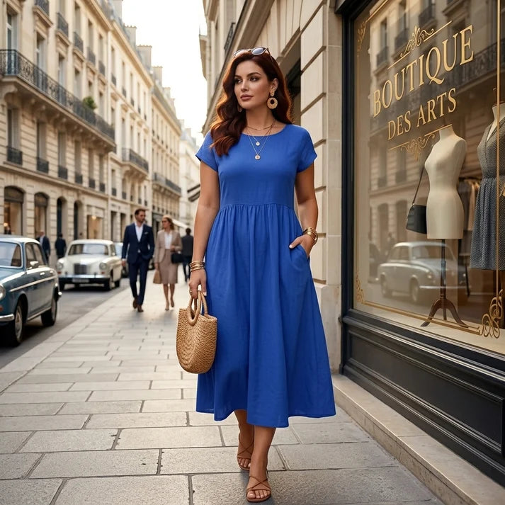 La Robe "Céleste" Élégance Quotidienne